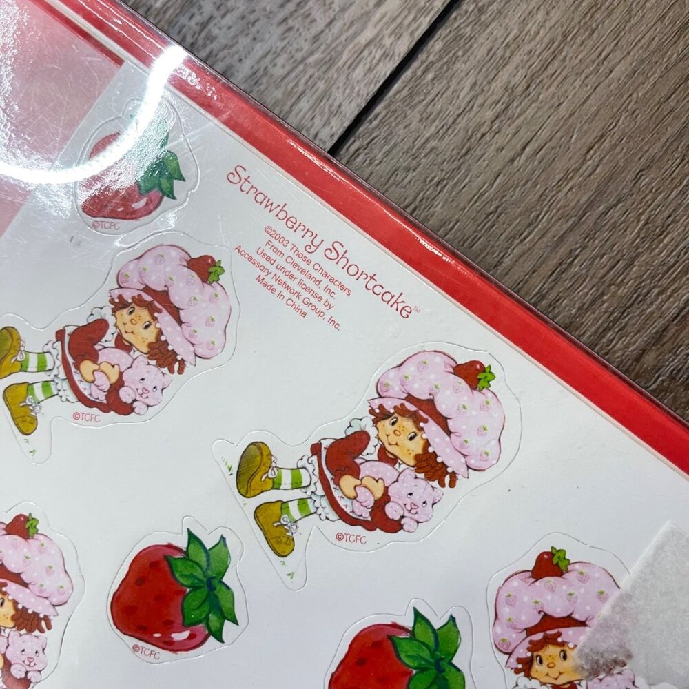 Vintage Strawberry Shortcake Diary, Journal,‎ Stationary Set NEW Flaw Movie Prop - Picture 7 of 10